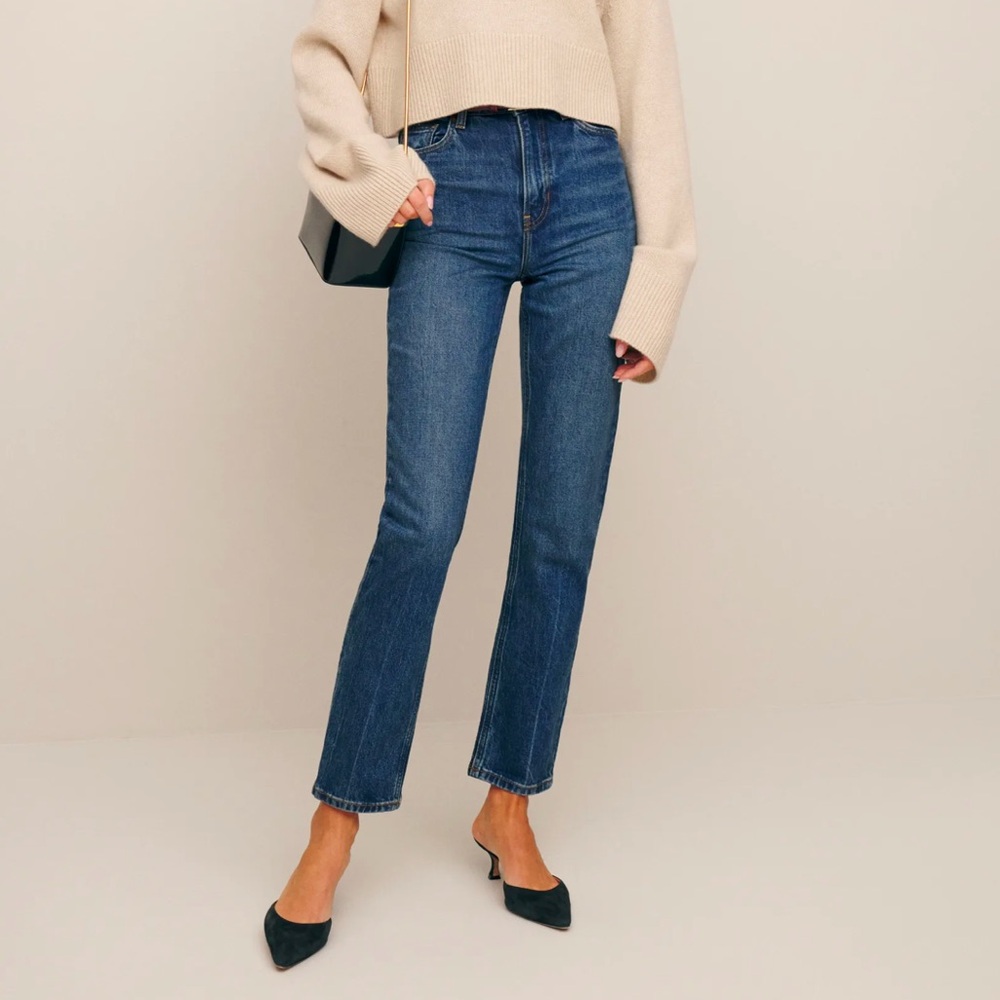 Reformation NWT Liza Ultra High Rise Straight